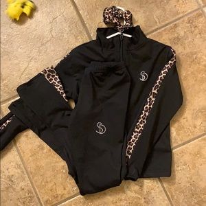 Skate Design Fleece Lined Ice Skating Outfit